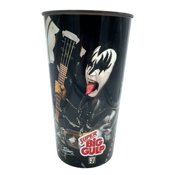 KISS Gene Simmons 7-11 Dr Pepper Super Big Gulp Collectors Cup 2010 Technimark - Picture 1 of 6